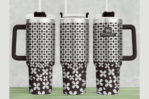 Art Pattern Stanley 40oz Laser Wrap SVG: Graphics for Tumbler Wraps