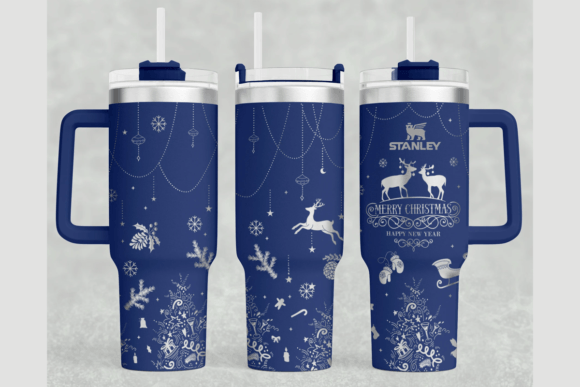 Christmas Stanley 40oz Laser Wrap SVG: Graphics for Tumbler Wraps