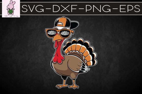 Gobble Turkey Thanksgiving SVG: Graphics for Crafts