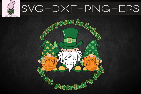 Irish on St Patrick’s Gnome SVG
