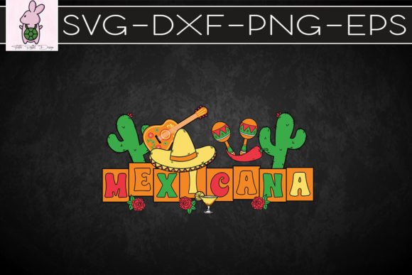 Mexicana Cinco De Mayo Sombrero Hat SVG: Graphics for Crafts & Content