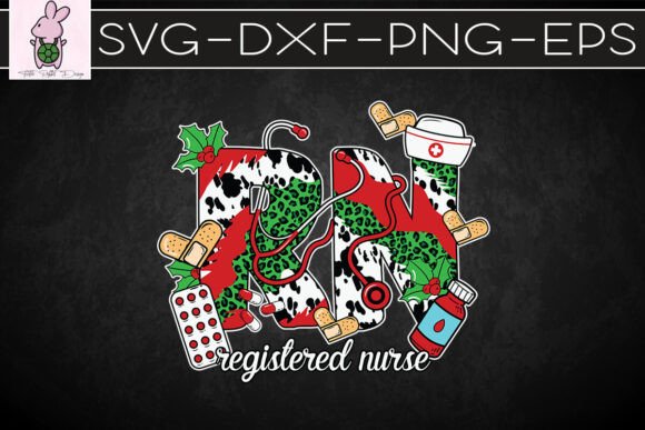 RN Nurse Merry Christmas SVG