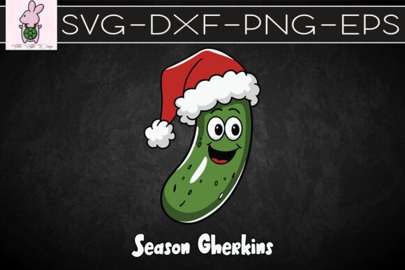 Season Gherkins Funny Christmas SVG: Graphics for Crafts & Joy