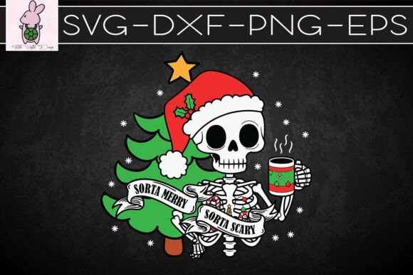 Sorta Merry Sorta Scary Funny SVG: Graphics for Crafts & Seasonal Branding