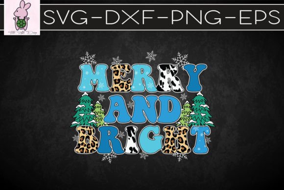 Winter Merry and Bright Snowflakes SVG: Graphics for Crafts